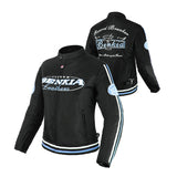 Women's Motorcycle Jacket with Armor Motorcycle Racing Suit Spring and Summer Mesh Breathable Cycling Protective Clothing