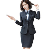 Women Pants Suit Uniform Designs Formal Style Office Lady Bussiness Attire Slim Fit Spring and Autumn Black Formal Wear