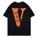 Vlone T shirt Juice WRLD Men's Clothing Print Casual and Comfortable Popular Short-Sleeved T-shirt