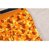 A Ape Print Shorts Summer Shorts Men and Women Casual Loose Couple Camouflage Pants Women