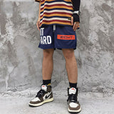 Basketball Shorts Men's Retro Hip Hop Loose Letter Printed Basketball Shorts Men's and Women's