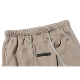Fog Fear of God Pant Fleece-Lined Reflective Letter Drawstring Men's and Women's Leisure Tappered Trousers Sports Pants