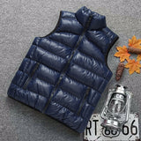 Men's Vest Casual Sleeveless Jacket Men's Jacket Men's down Cotton Vest Male Vest Slim Fit