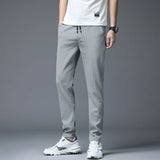 Mens Formal Suit Trousers Straight Leg Office Stretch Slim Fit Suit Pants Summer Pants Bottoms Summer Thin Elastic Waist Slim Stretch Tapered Casual Pants Men's Pants