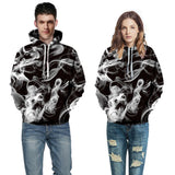 Fire and Ice Hoodie 3D Printing