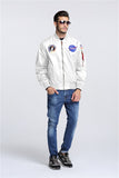 Kanye Bomber Jacket Thin Embroidery Badge Baseball Uniform