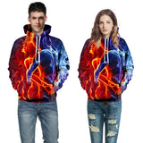 Fire and Ice Hoodie 3D Printing