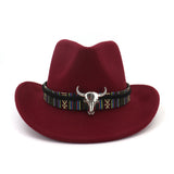 Wester Hats Woolen Hat Ethnic Style Couple Hats