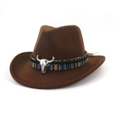 Wester Hats Woolen Hat Ethnic Style Couple Hats