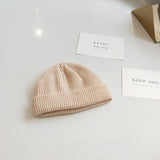 Women Beanies Dome Short Knitted Wool Hat Skullcap Men