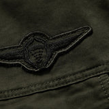 Veste Homme Mi Saison Autumn New Large Size Coat Washed Pure Cotton Air Force Jacket Epaulet