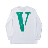 Vlone Sweatshirt Fall/Winter Men's and Women's Long Sleeves Tshirt Loose