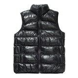 Men's Vest Casual Sleeveless Jacket Men's Jacket Men's down Cotton Vest Male Vest Slim Fit