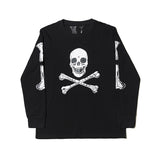 Vlone Sweatshirt Life Skull Bone Large V Pullover Sweater Hip Hop Long Sleeve Trendy Men and Women