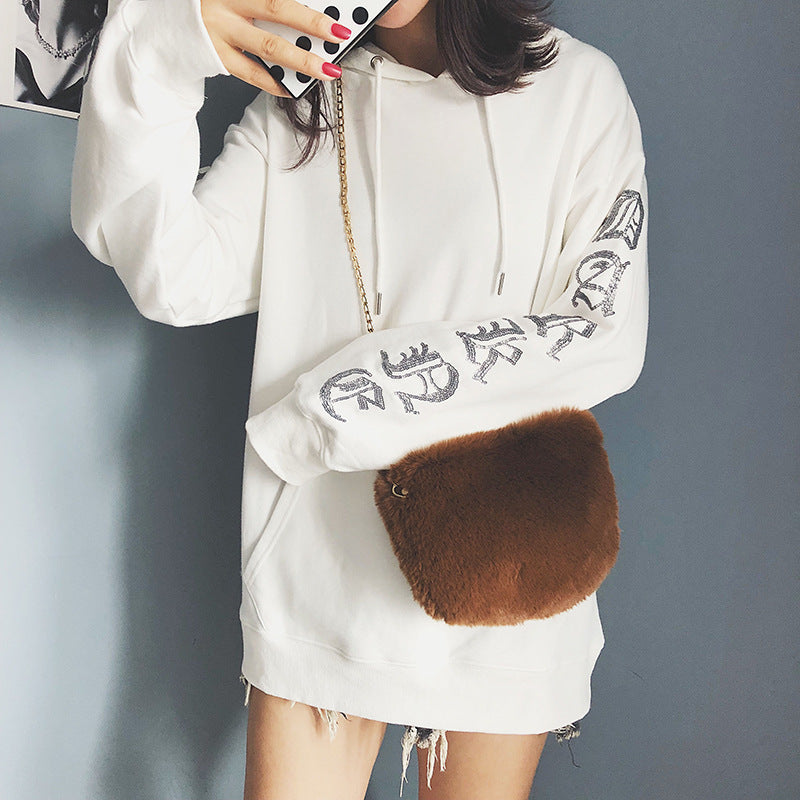 Furry Chain Small Bag Crossbody Plush Ladies' Bag