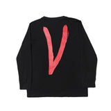 Vlone Sweatshirt Men's Clothing Fashion Long Sleeve Trendy Brand Women's Large Size Retro Sports Tshirt Top