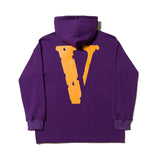 Vlone Hoodie Life Sweater Fashion Brand Hip Hop Loose Men's and Women's Purple Hoodie