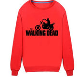 The Walking Dead Clothes Men's round Neck Sweater Anime Print Casual Long Sleeve Clothes