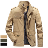 Veste Homme Mi Saison Men's Jacket Washed Pure Cotton Outdoor Men Casual Jacket