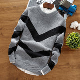 Men's Round Neck Loose Pullover Sweater Sweater Fashion Casual Trend Bottoming Shirt Men's Pullover Sweaters