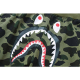 A Ape Print Shorts Men's Shark Head Camouflage Elastic Waist Fifth Pants Middle Pants Casual Shorts