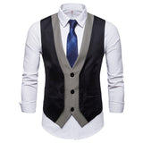 Mens Dress Vests Business Waistcoa Blazer Casual and Comfortable