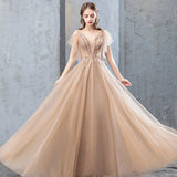 Fairytale Dresses Long Gold Dress