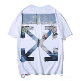 Arrow Short Sleeve Tshirt Plus Size Casual Men'S Clothing Coat Top Owt
