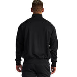 Gyms Fitness Men Sports Hoodie Bodybuilding Workout Jogging Men's Athletic Sweatshirts Spring and Autumn Sports Zipper Sweater Outdoor Running Leisure Loose-Fitting Coat Top