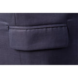 Tuxedo Vests Men Suit Vest Men's Casual Solid Color Double Breasted Vest Autumn