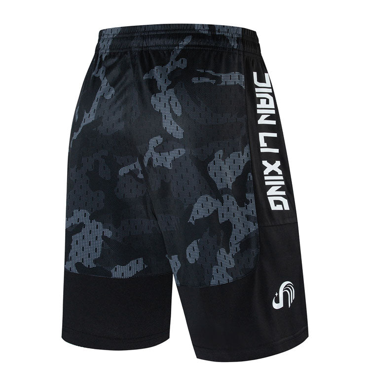 Basketball Shorts Sports Shorts Men's Running Workout Quick-Drying Trendy Casual Shorts