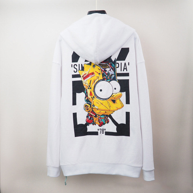 Autumn And Winter Printed Hoodie Men And Women