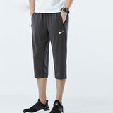 Men's Capris Pants below the Knee Shorts Men's Summer Loose Casual Pants Shorts