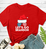 Let's Go Brandon T Shirt Printed Casual Short-Sleeved T-shirt Men's