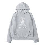 Maroon Graphic Hoodie Hell Boy