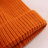 Mens Beanies Letters Woolen Cap Female Students Autumn and Winter Thermal Knitting Skullcap