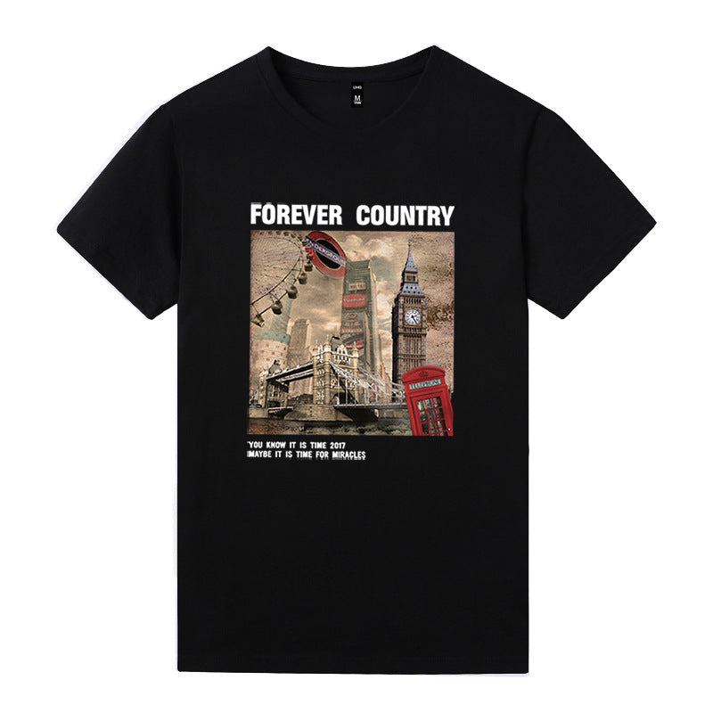 Anime Tshirts Aesthetic Men's Shirt Men's Short Sleeve T-shirt Sports Loose Crew Neck Cotton Summer Cool Printing