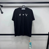 Men'S Tshirt Cotton Casual Arrow Flower Print Owt