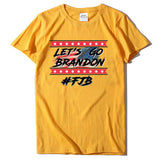 Let's Go Brandon T Shirts Brandon Printed Short-Sleeved T-shirt Women's Bottoming Shirt