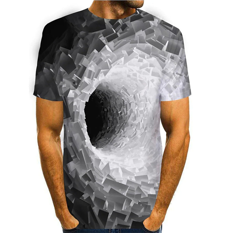 3D T Shirt Printed Sports Loose