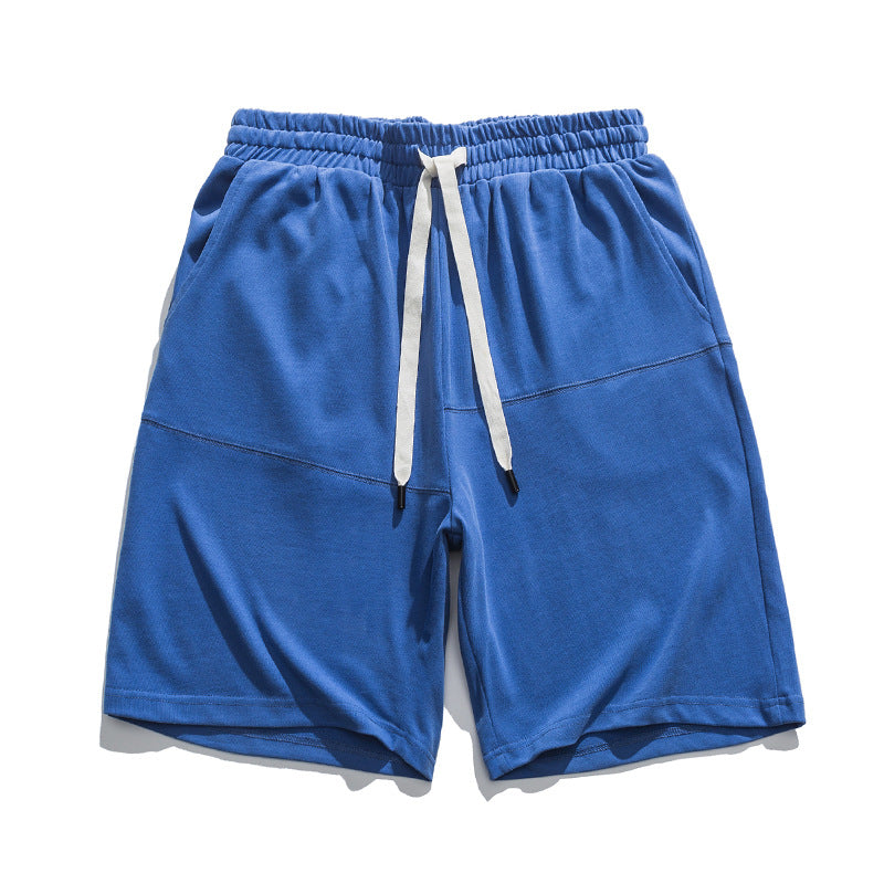 2022 Summer Man T Shirt Solid Color Sports Loose