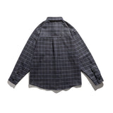 Men Shacket Long Sleeve Autumn Shirt Retro Youth