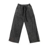 Harajuku Clothing Men Classic Retro Pants Straight Leg Pan Summer Jeans Men's and Women's Trousers Tide