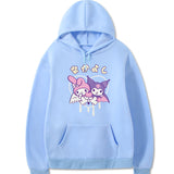 Kuromi Hoodie Cute Printed Hoodie Autumn Winter Sweater