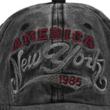 Yankee Baseball CAPR Stereo Embroidered Peaked Cap Retro Spring and Summer