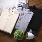 Men's Large Size Retro Sports Summer Short Sleeve Shirt Men's Three-Quarter Sleeve Shirt Cotton Linen Breathable Half Sleeve Men's Large Size Top Men Spring Hoodie