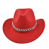 Italian Fedora Hats Curved Brim Cowboy Hat Retro Fedora Hat