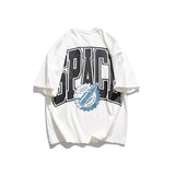 Men T Shirt Summer Casual Tops Men's Summer Hip-Hop Fashionable Brand Large Printed Loose Short Sleeve T-shirt Unisex T-Shirt