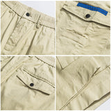 Men Pants Men's Clothes Summer Wear Retro Men's Shorts Casual Loose Two Bags Workwear Fifth Pants Trendy Men