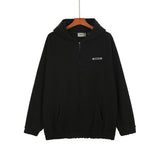 Fog Essentials Zipper Hoodie Autumn and Winter Fog Simple Solid Color Men's and Women's Same Style Lambswool Hooded Jacket